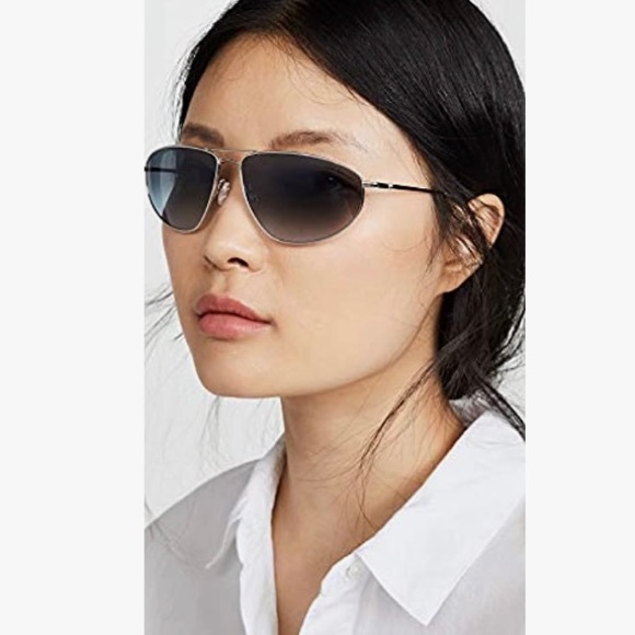 NWT Oliver Peoples Kallen 62mm Polarized Aviator Sunglasses